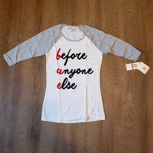 Rebellious One Printed Raglan - BAE shirt